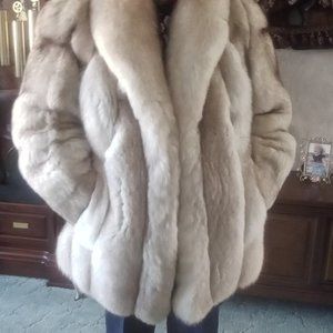 Fox fur jacket by Shelly